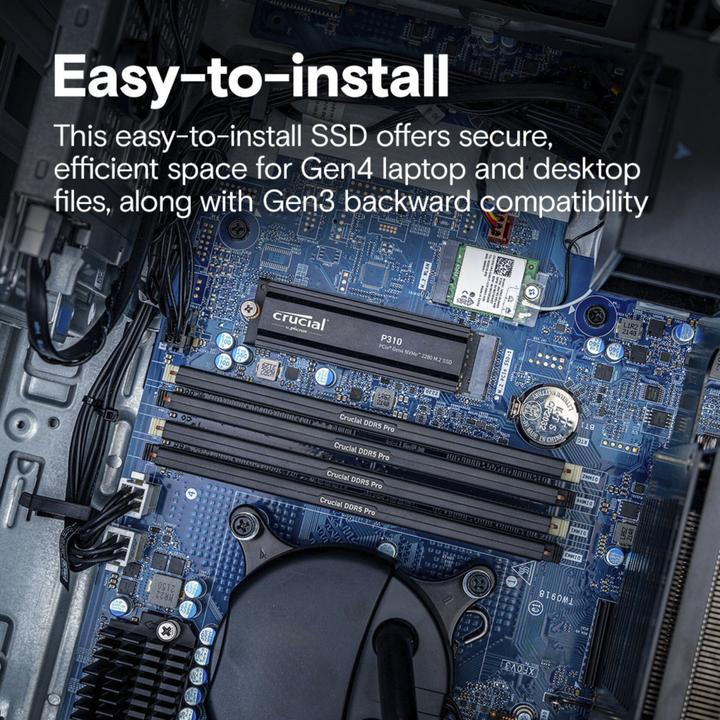 Produktbild Crucial P310 mit Heatsink (2048 GB, M.2 2280)