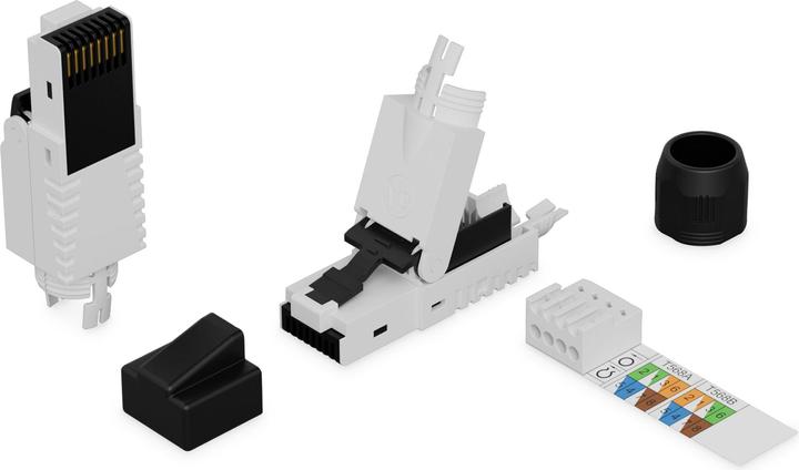 Immagine prodotto Digitus Spina CAT 6A per il montaggio sul campo di fili non schermati AWG 27/7 - 22/1 solidi e a trefoli