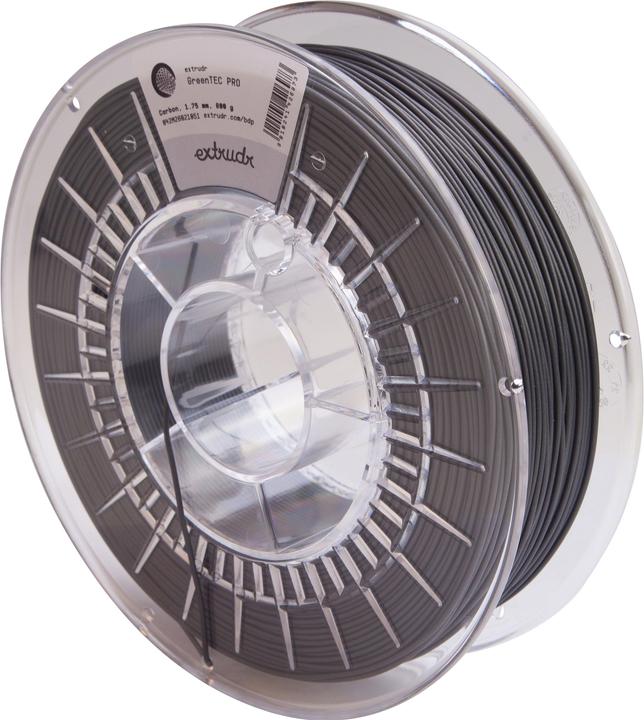 Produktbild Extrudr Greentec Pro Carbon - 1.75mm (Carbon, 1.75 mm, 800 g, Grau)
