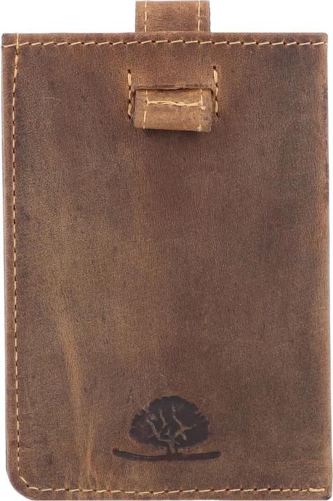 Actual product image Greenburry Vintage business card holder RFID leather 7 cm