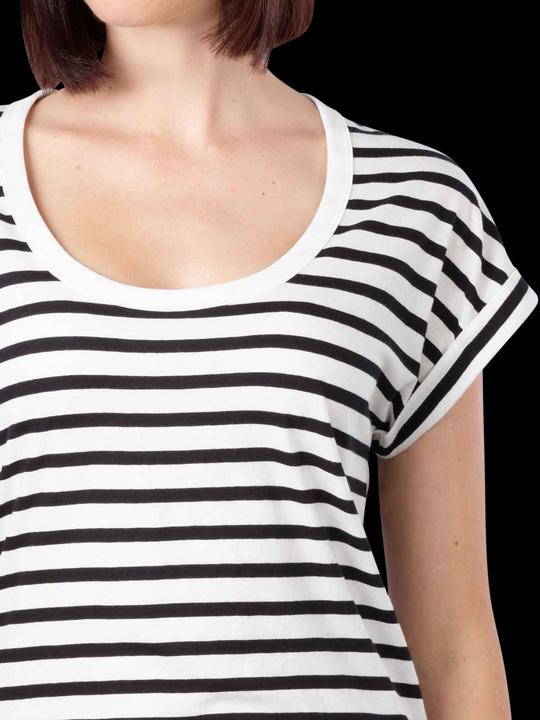 Immagine prodotto Marc O'Polo Deep Round Neck T-Shirt Short Sleeve Multi/Black (XS)