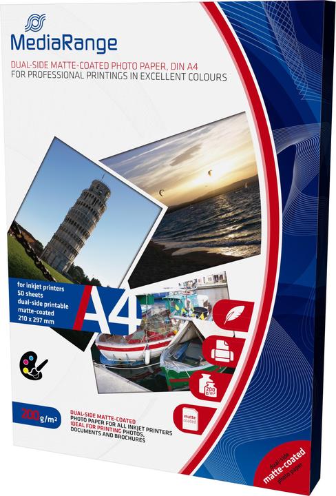 Actual product image MediaRange Photo paper (200 g/m², A4, 1 x)