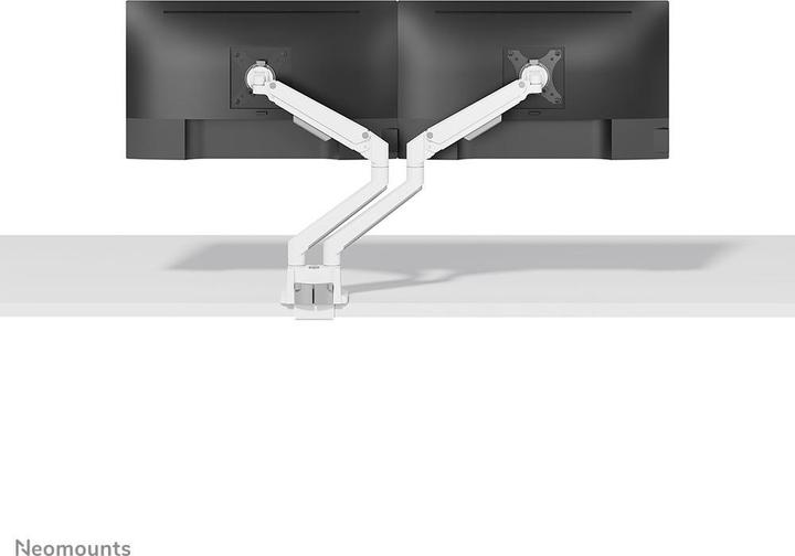Produktbild Neomounts Tischhalterung duo 100x100 9kg/17-32"/wei?/voll beweglich (Tisch, 35")