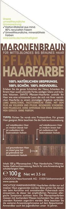 Produktbild Sante Pflanzen Haarfarbe (maronenbraun)