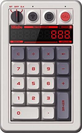 Actual product image 8bitdo Retro 18 Mechanical Numpad (N Edition) - Numpad (DE, Wireless)