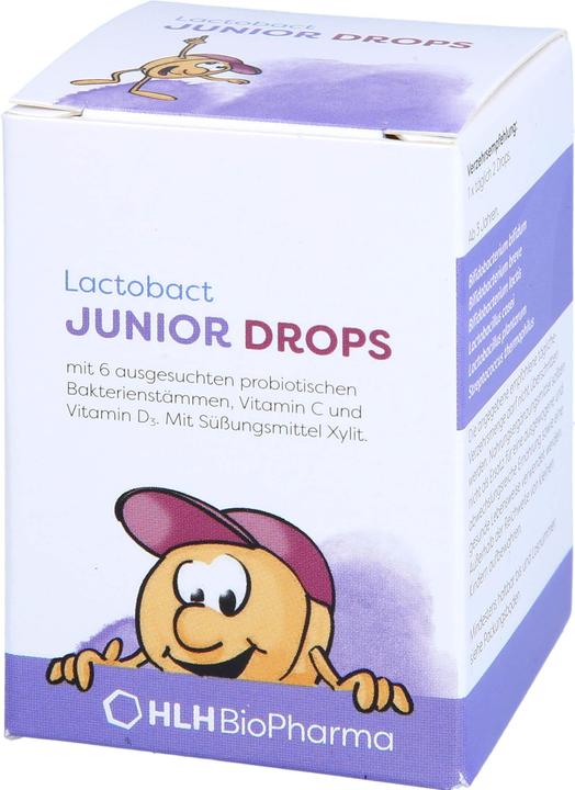 Produktbild Lactobact JUNIOR + Drops (60 Stück, Bonbon, 56 g)