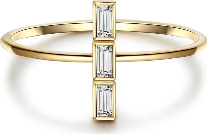 Immagine prodotto Glanzstücke München Donna Argento Cubico Zirconia Oro Giallo - 23588 (58, 925 Argento)