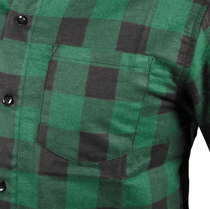 Immagine prodotto Neo Camicia di flanella, verde, taglia S (S)