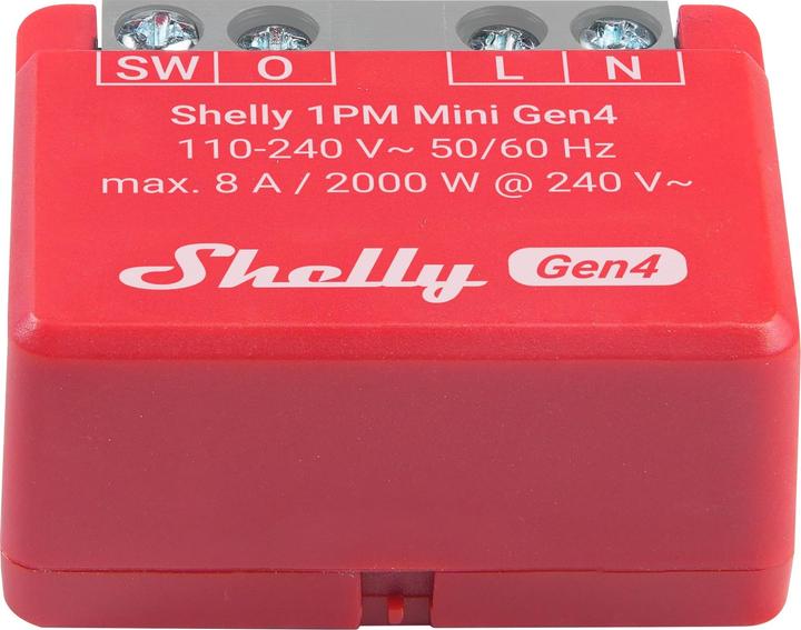 Immagine prodotto Shelly 1PM Mini Gen4 (Attuatore dell'interruttore)