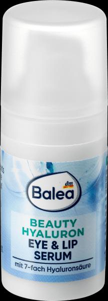 Actual product image dm Balea Beauty Hyaluron Eye & Lip (Serum, 15 ml, Day + Night)