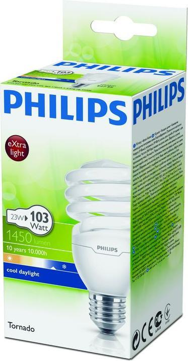 Produktbild Philips Tornado (E27, 23 W, 1450 lm, 1 x, A)