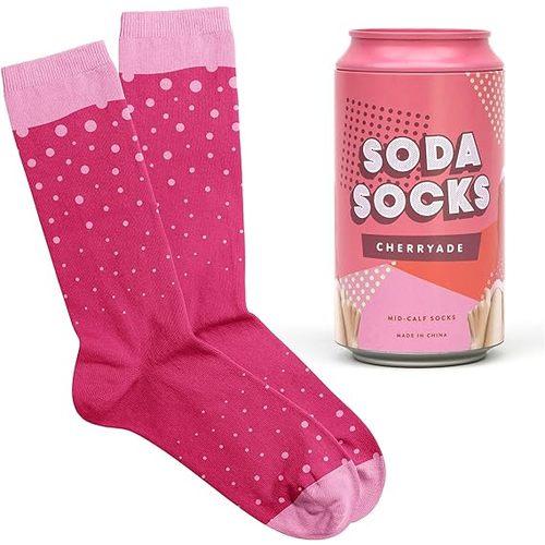 Actual product image Luckies Soda Socks - Cherryade (One size)