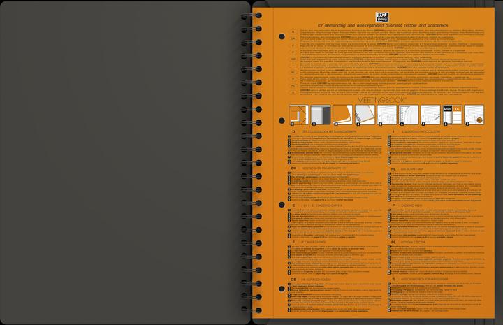 Produktbild Oxford Meetingbook (A4, Kariert, Weicher Einband)
