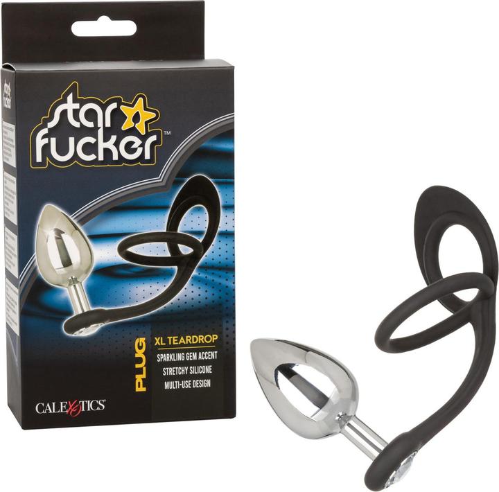 Actual product image CalExotics California Exotics Star Fucker XL Teardrop Plug