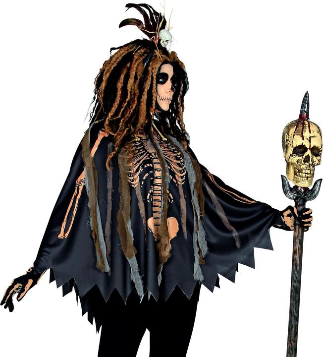 Immagine prodotto Widmann Mantello Voodoo Priestrin: poncho con cappuccio (Taglia unica)