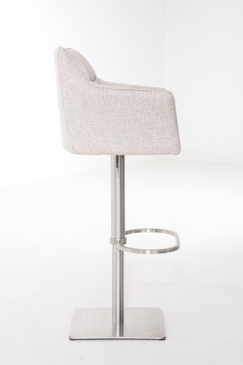 Image du produit CLP Tabouret de bar Damaso E tissu, ivoire