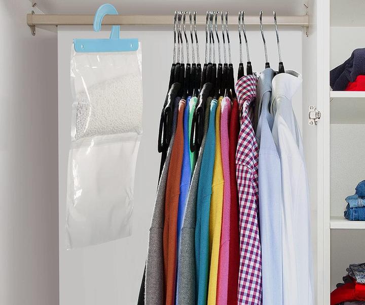 Actual product image Sichler Set of 9 XXL Hanging Wardrobe Dehumidifier