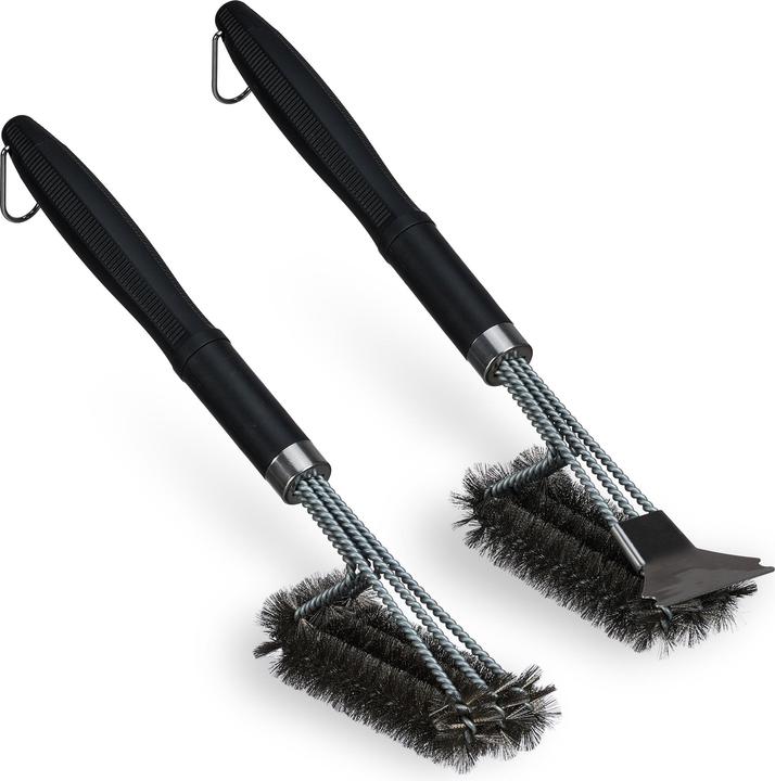 Actual product image Relaxdays 2x grill brush (0.70 cm)