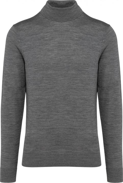 Kariban Merino-Pullover mit Rollkragen (M)