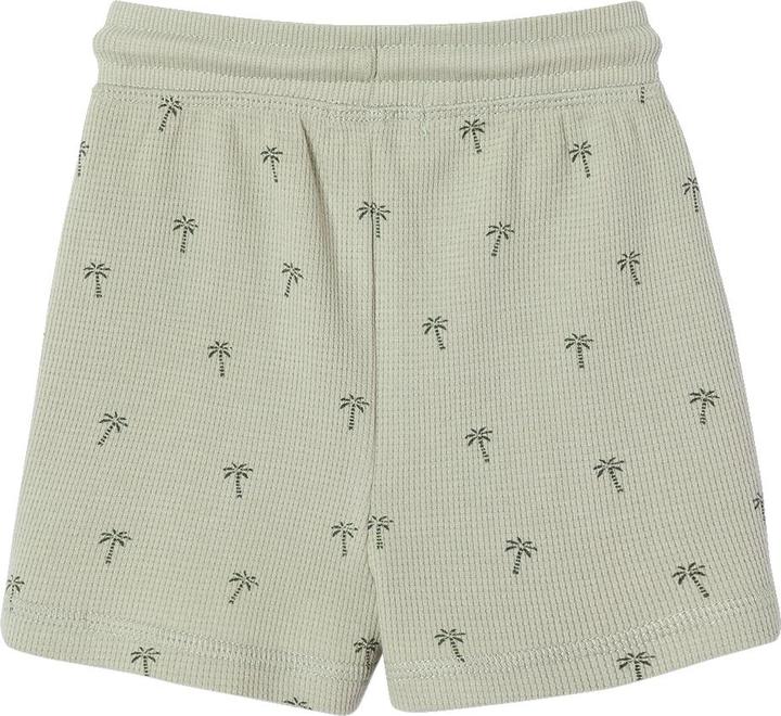 Produktbild Vertbaudet Bio-Kollektion: Baby Shorts aus Waffelpikee mit Palmen (92)