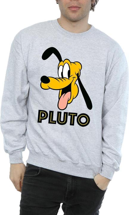 Actual product image Disney Mens Pluto Face Sweatshirt (S)