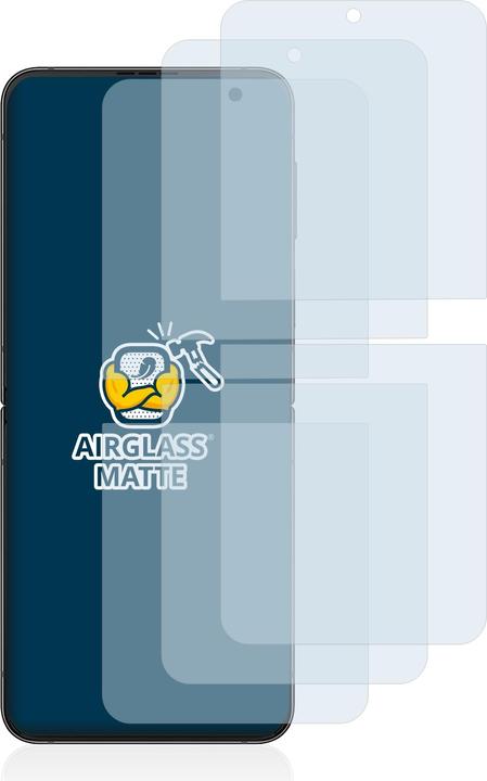 Produktbild BROTECT AirGlass Panzerglasfolie Matt (3 Stück, Samsung Galaxy Z Flip4)