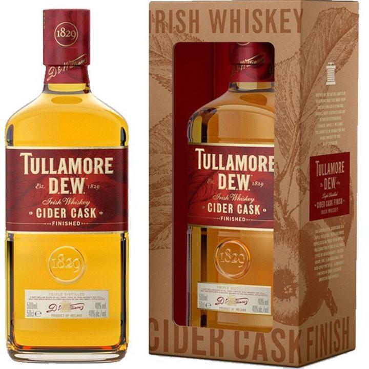 Immagine prodotto Tullamore Dew Finitura della botte di sidro di rugiada (Whisky irlandese, 1 x 50 cl)