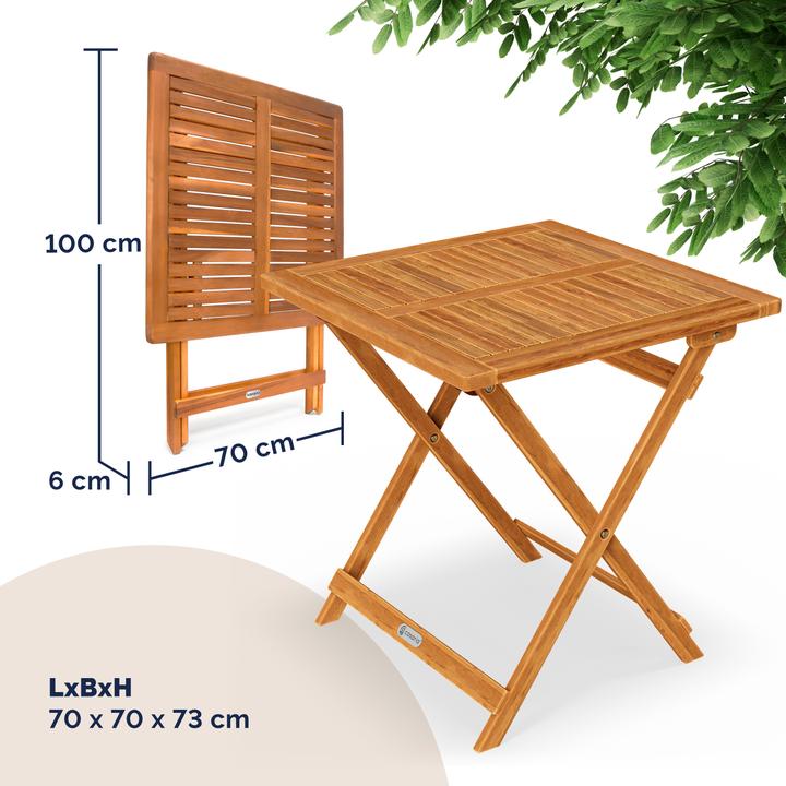 Immagine prodotto Casaria Tavolo da giardino. (70 cm)