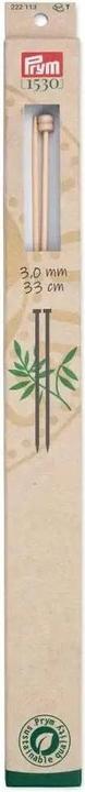 Actual product image Prym Knitting needles BAMBOO 3.00 mm, 33 cm