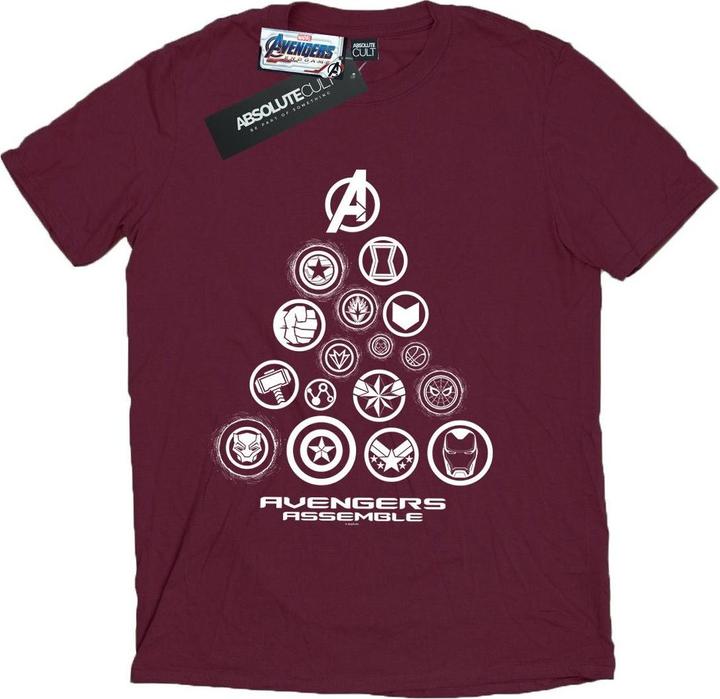 Immagine prodotto Avengers Endgame Pyramid Icons Maglietta Uomo (L)