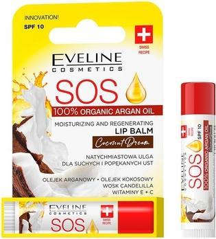 Eveline Cosmetics S.O.S. Feuchtigkeitsspendender und regenerierender Lippenbalsam mit Kokosnuss