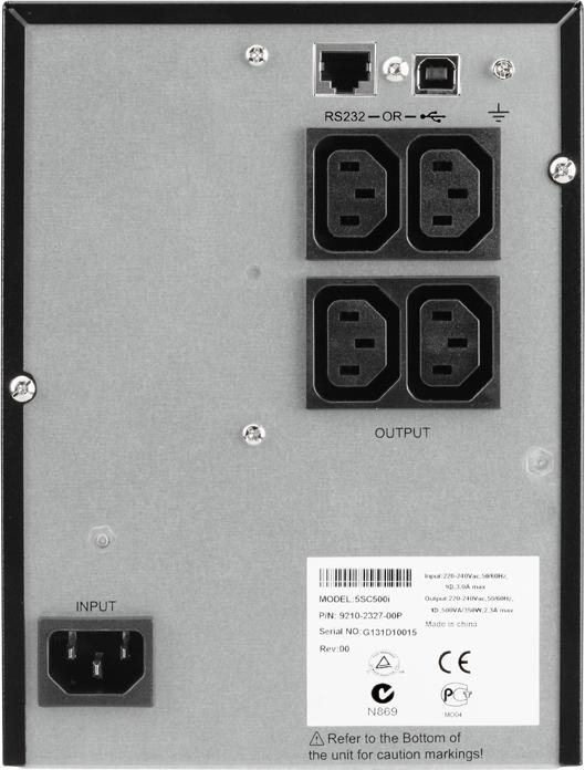 Produktbild Eaton 5sc500i (500 VA, 350 W, Line-Interaktiv USV)