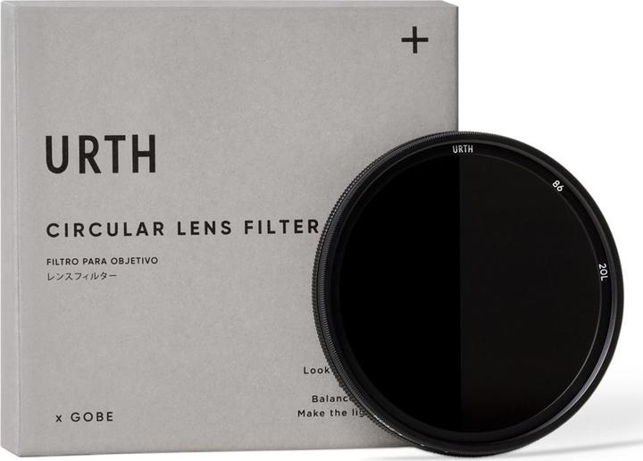 Image du produit Urth 86mm ND8 128 (3 7 Stop) Filtre à objectif ND variable (Plus+) (Filtre gris neutre, 86 mm)
