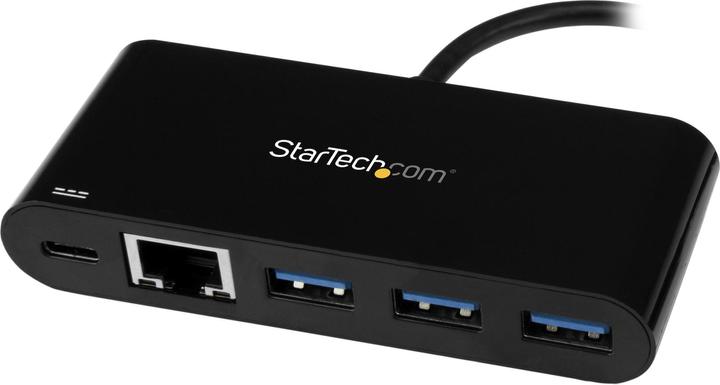 Produktbild StarTech 3PT USB 3.0 C HUB + GBE PD 2.0 (USB-C, 3 Ports)