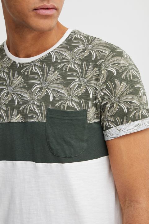 Immagine prodotto Solid Florian T-Shirt Con Disegno Maglietta A Manica Corta Da Uomo Con Girocollo In Cotone 100% (L)