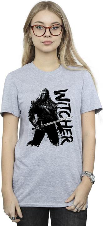 Produktbild Netflix The Witcher Sketch Geralt TShirt (L)