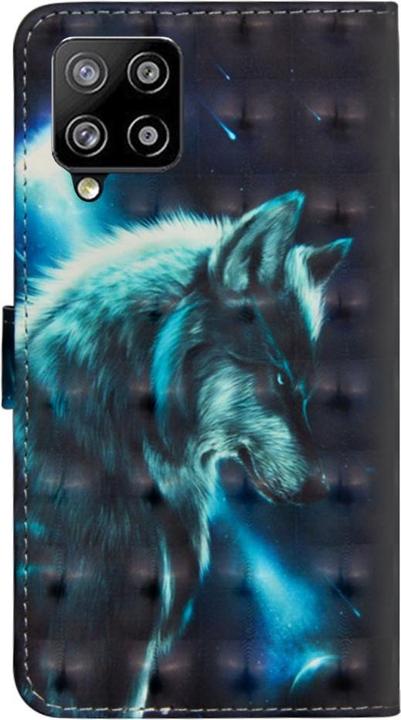 Produktbild Cover-Discount Galaxy A42 - Etui Glitzer Effekt Wolf (Samsung Galaxy A42 5G)