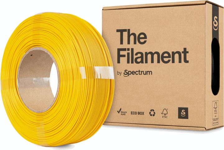 Actual product image The Filament ReFill PETG 1.75mm SORBET YELLOW 1kg (PETG, 1.75 mm, 1000 g, Yellow)