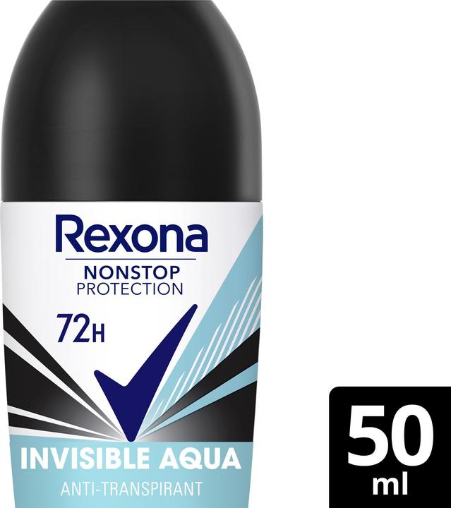Immagine prodotto Rexona Nonstop Deo Roll, Acqua Invisibile (Roll-on, 50 ml)