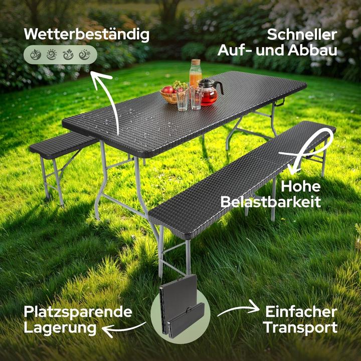 Produktbild Arebos Bierzeltgarnitur Set (74 cm)