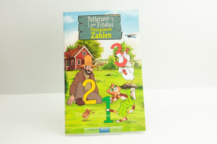 Image du produit Übungsbuch Zahlen Petterson und Findus 24 Seiten (Allemand, Trötsch Verlag GmbH & Co.KG (Éditions Trötsch), 2021)