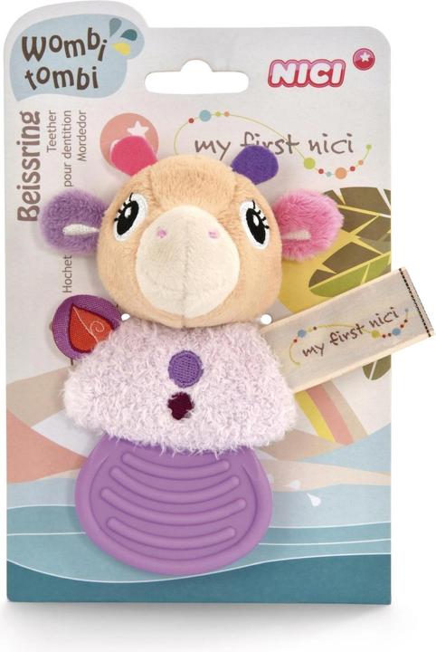 Actual product image NICI Teething Ring Giraffe Sasuma 12 cm