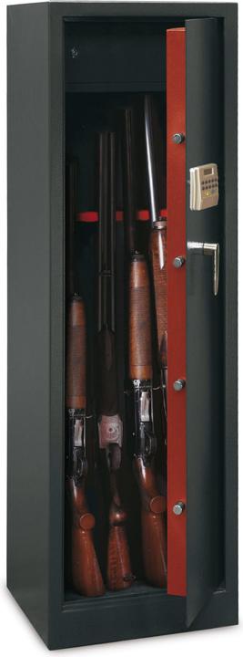 Image du produit Thirard Armoire à fusil monteria, fermeture électronique à code, 4 pênes, capacité de 10 fusils -