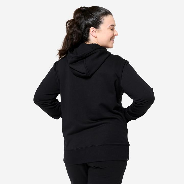 Actual product image Domyos Hoodie Damen lang - schwarz (XS)