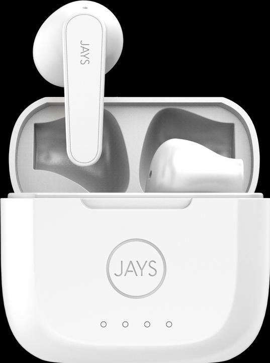 Jays t-Five + True Wireless weiss touch control (18 h, Kabellos)