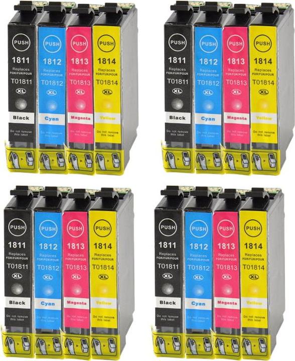 Immagine prodotto Hermex Cartuccia d'inchiostro compatibile XL per Epson Expression Home XP-102 (M, Y, C, FC)