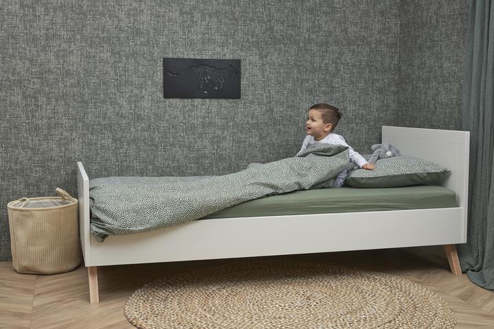 Immagine prodotto Meyco Home jersey lenzuolo matrimoniale 120x200 verde bosco