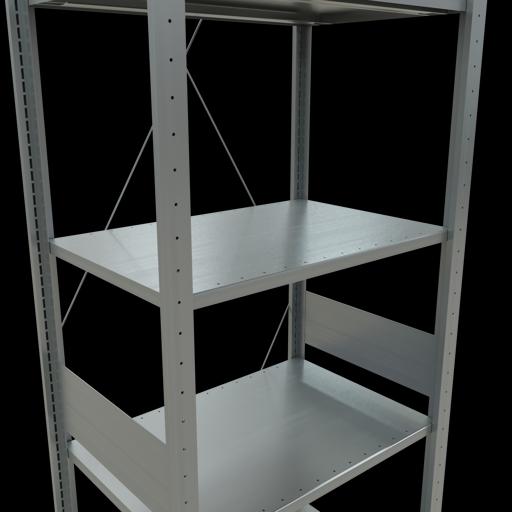 Actual product image Schulte Lagertechnik MULTIplus150 basic racking system with cross braces