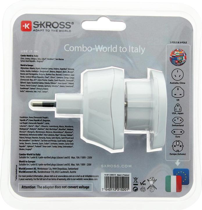 Produktbild Skross World to Italy