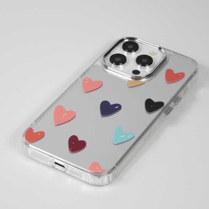Immagine prodotto PhoneLook Cover in silicone Many Hearts con effetto specchio (Apple iPhone 15 Pro Max)